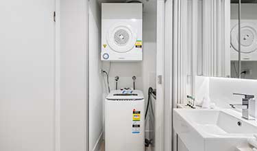 1 Bedroom + Study - study area